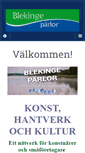 Mobile Screenshot of blekingeparlor.se